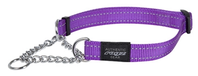 Rogz for dogs fanbelt halfball halsband paars | 20 mm x 34-56 cm