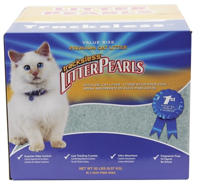 Litter pearls crystal clear kattenbakvulling | 18,6 ltr 8,9 kg
