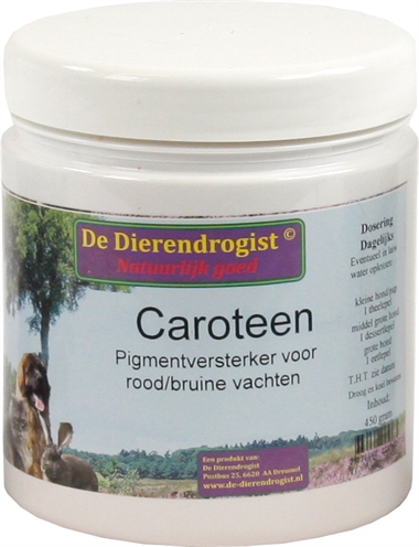 Dierendrogist caroteen pigmentversterker | 450 gr