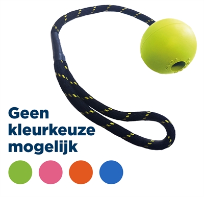 Happy pet floater rubber bal touw | medium 37,5x5x5 cm