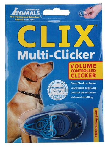 The company of animals coa clix multi-clicker blauw | 3 tonig