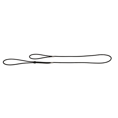 Hunter showlijn rond leer | zwart 140x0,4 cm