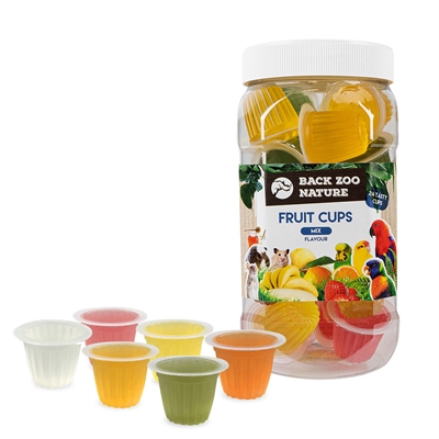 Back zoo nature fruitkuipje mix papegaaien | 24 st