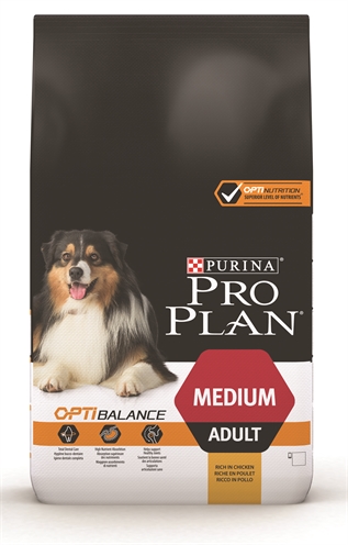 Pro plan adult medium dog voer met kip / rijst | 14 kg