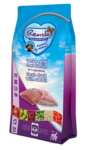Renske renske super premium adult eend / konijn | 2 kg