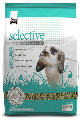 Supreme science selective rabbit | 1,5 kg voer voor konijnen