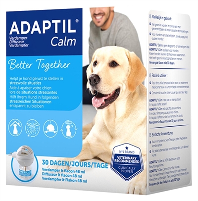 Adaptil verdampers + vulling 48 ml | anti-stress voor honden