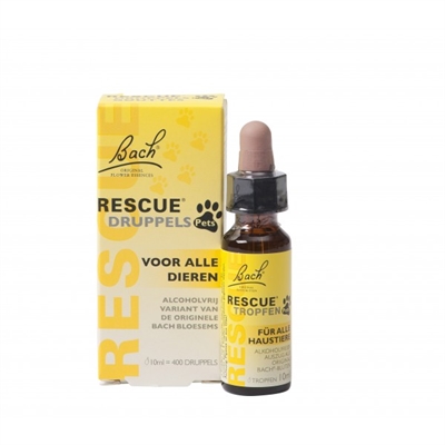 Bach rescue remedy pets druppels | 10 ml voor huisdieren