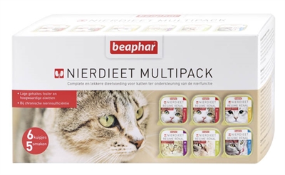 Beaphar nierdieet kat multipack | 6x100 gr