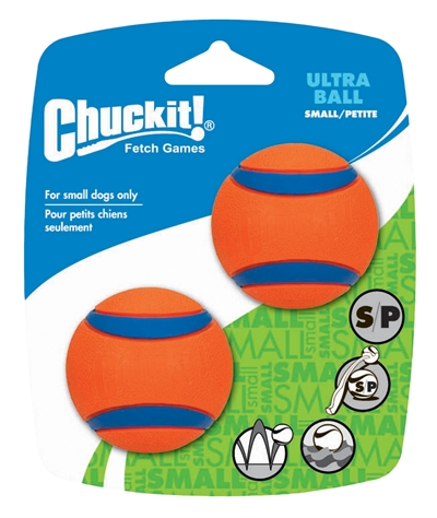 Chuckit ultra bal | small 5x5x5 cm - 2 st