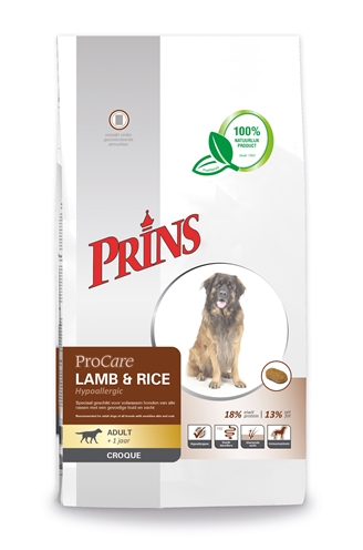 Prins prins procare croque hypo allergenic lam/rijst | 10 kg