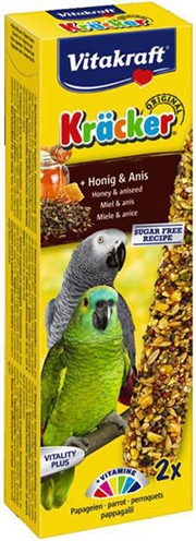 Vitakraft papegaai kracker honing | 2 in 1 snacks