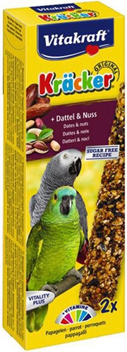 Vitakraft papegaaikracker fruit/noot | 2 in 1 snack