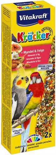 Vitakraft valkparkiet kracker fruit | 2 in 1 snack