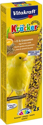 Vitakraft kanarie kracker ei | 2 in 1 treats