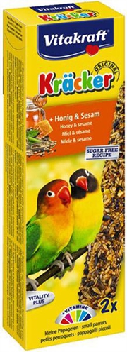Vitakraft agaporniskracker honing | 2 in 1 treat