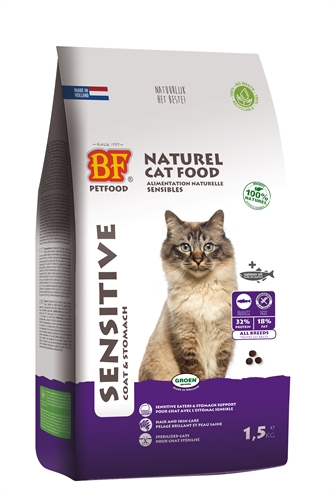 Bf petfood cat sensitive coat & stomach