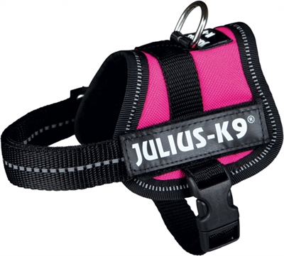 Julius k9 power-harnas fuchsia | baby 1/30-40 cm