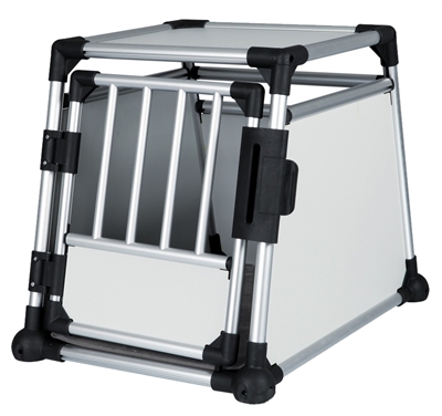 Trixie transportbox aluminium | m 55x62x78 cm