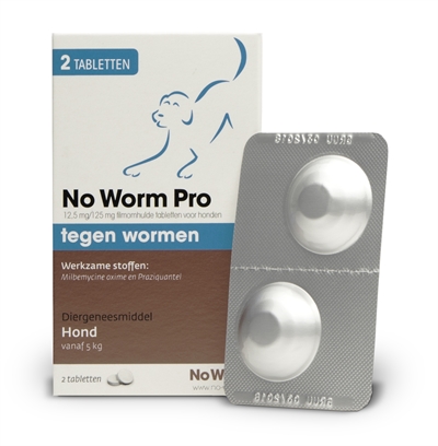Exil no worm pro hond | m 2 tbl