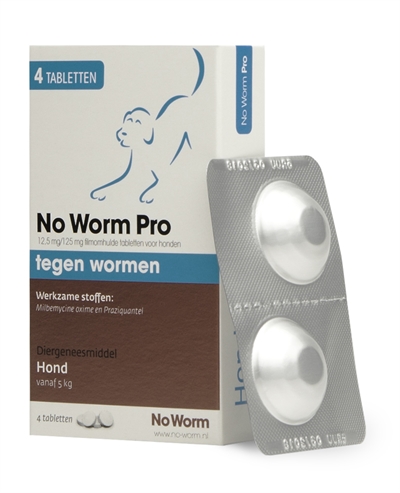 Exil no worm pro hond | l 4 tbl
