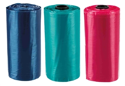 Trixie poepzakjes met handvat assorti | 3x15 stuks