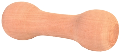 Trixie houten apporteerblok rond 125 gr | speelgoed voor honden