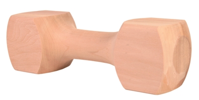 Trixie houten apporteerblok gehoekt | 650 gr 3 st