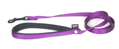Martin hondenriem nylon | paars 120x1 cm