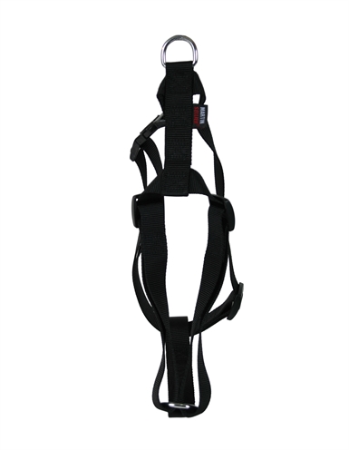 Martin hondentuig basic nylon | zwart 25-35x1 cm