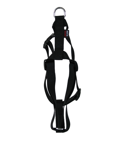 Martin hondentuig basic nylon | 70-90x2,5 cm zwart
