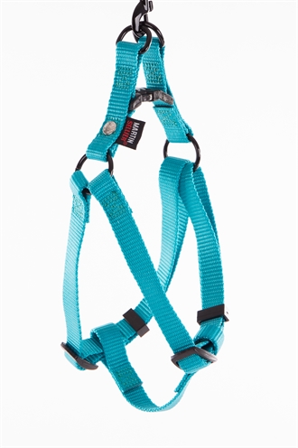 Martin instap tuig nylon turquoise