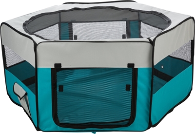 Trixie puppy ren turquoise/grijs | 130x130x55 cm