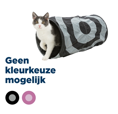 Trixie speeltunnel kat assorti | 50x25x25 cm, 2st