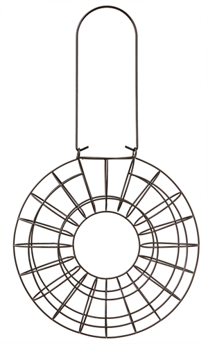 Trixie vetbolhouder rond metaal zwart | 24x24x8 cm, 2 st
