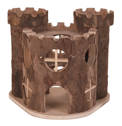 Trixie nature matti speelkasteel | 17x15x12 cm