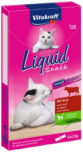 Vitakraft cat liquid snack rund & inuline