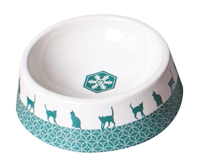Petbrands festive voerbak keramiek kat