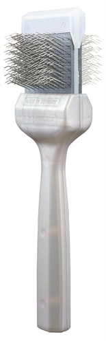 Activet borstel coat grabber zilver | dierenverzorging accessoire