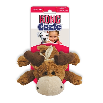 Kong cozie marvin eland | xl 36x30,5x12 cm knuffelvormig speelgoed