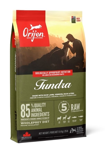 Orijen whole prey tundra dog | 11,4 kg hondvoer
