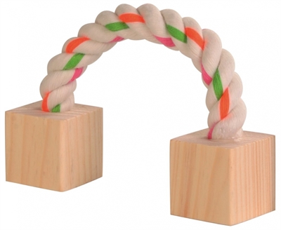 Trixie speeltoew met hout | 20 cm