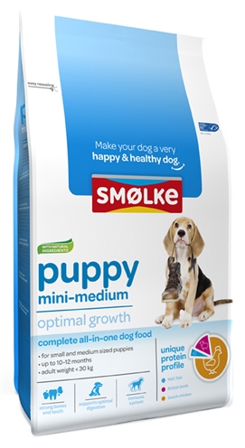 Smolke puppy mini / medium brokken | 12 kg