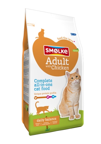 Smolke cat adult kip/rijst | 4 kg kattenvoer