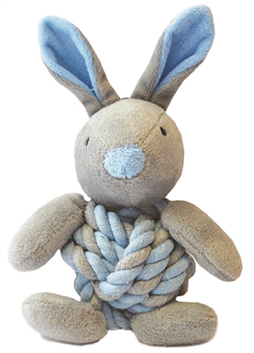 Zzzlittle rascals knottie bunny touwbal konijn blauw