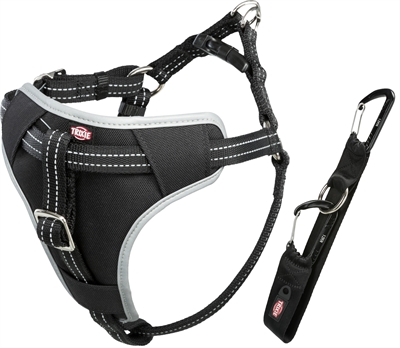 Trixie hondentuig auto dog protect | zwart 40-55x2 cm