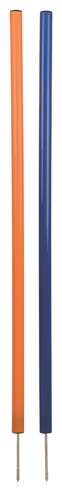 Trixie dog activity agility slalom stokken | blauw/oranje 115x3 cm 12 st
