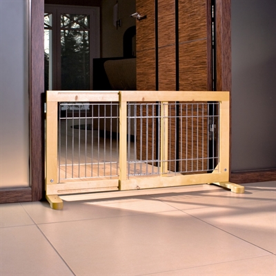 Trixie afsluithek hout | 63-108x50 cm