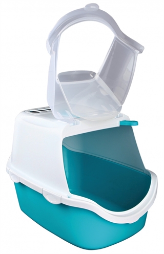 Trixie kattenbak vico easy clean | aqua/wit 40x40x56 cm