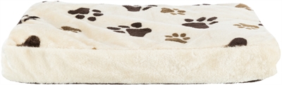 Trixie hondenkussen gino pootprint beige / lichtbruin